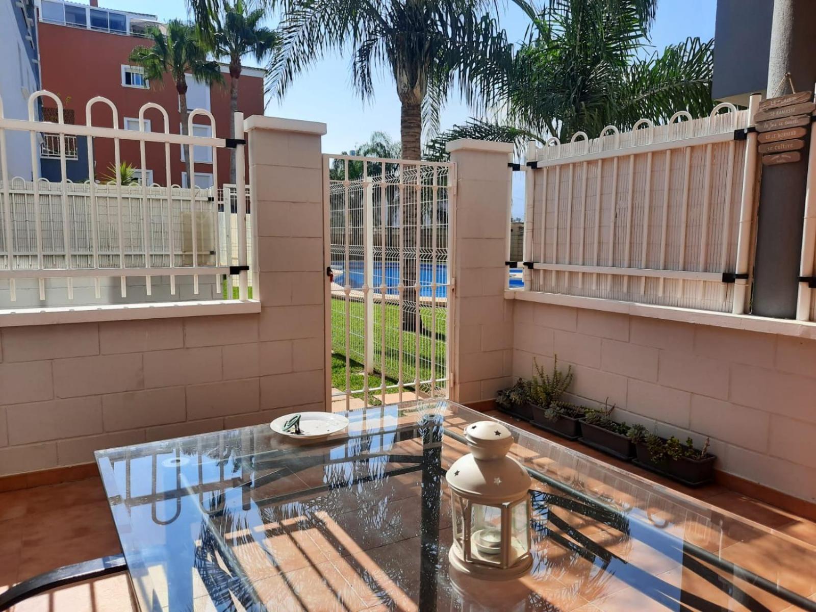 Casa Gloria Con Gran Terraza Y Acceso Directo A Piscina Lägenhet Denia Exteriör bild